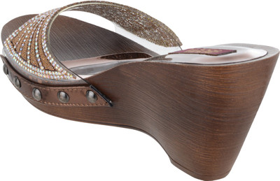 

Shuz Touch Women BROWN Wedges