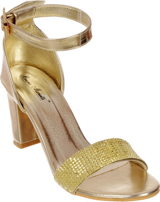 

Bruno Manetti Women Gold Heels