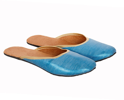Myra Women Light Blue Flats