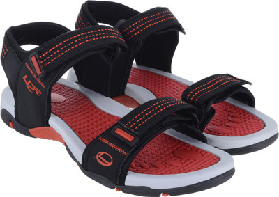 Lancer Men Black Sports Sandals