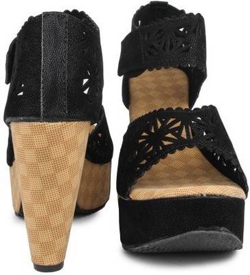 Nshell Women BLACK Heels