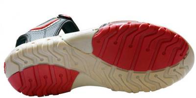 RTS Men Black/Red Sandals