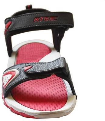 RTS Men Black/Red Sandals