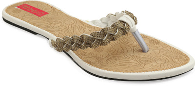 Footrendz Women White Flats