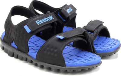 

REEBOK Men BLACK/STEEL/VITAL BLUE Sports Sandals