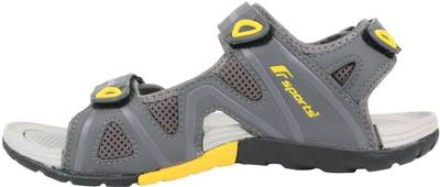 Fsports Men Grey Yellow Sandals