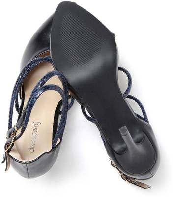 Dressberry Women Black::Navy Heels