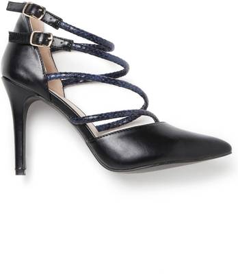 Dressberry Women Black::Navy Heels