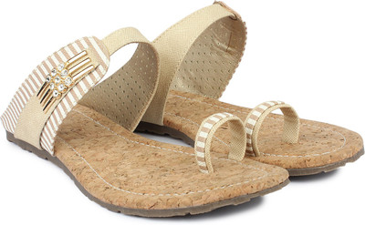 

Shezone Women Cream Flats