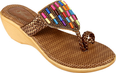 Jade Women Copper Wedges