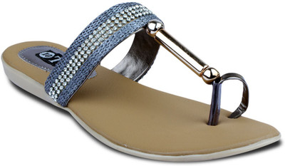

TEN Women Grey Flats