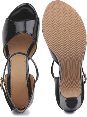 Hanna Women Black Heels