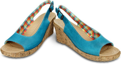 

Crocs Women Blue Wedges