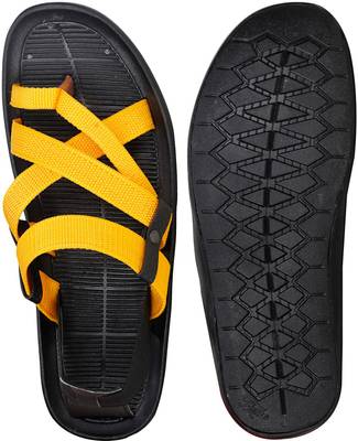 Kraasa Men Tan Sandals