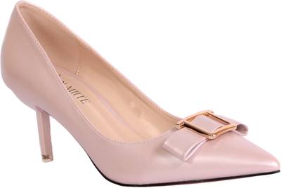 OLMIITE Women Pink Heels