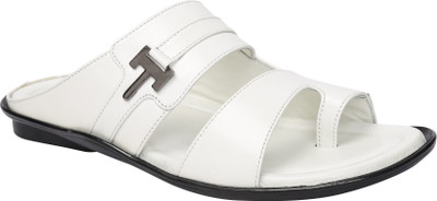 

Shoe Bazar Men White Sandals