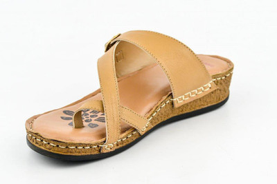 

Lee Cooper Women TAN Flats