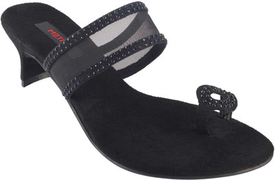 METRO Fancy Women Black Heels