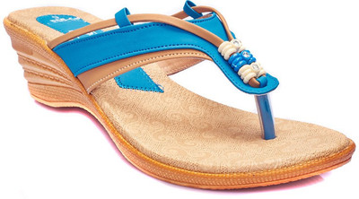 

Dolphin Miles Women Blue Wedges
