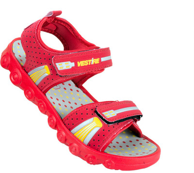 Vestire Boys Sports Sandals(Red