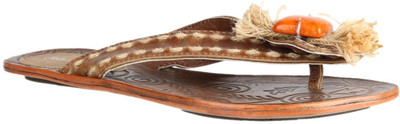 

Salt N Pepper Women BrownOrange Flats