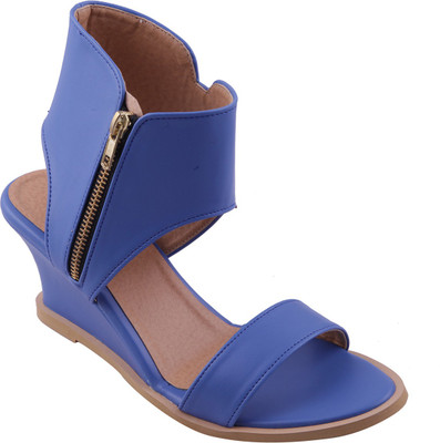

Adorn Women Blue Wedges