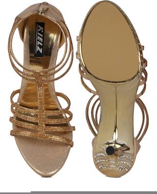 Kielz Women Gold Heels