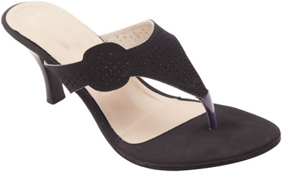Adorn Women Black Heels