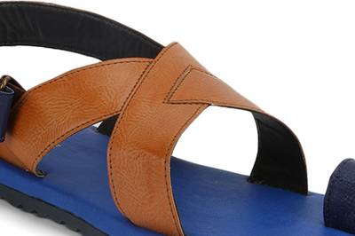 Provogue Men Brown Sports Sandals