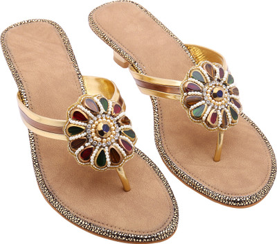 

Royal Collection Women Gold Heels