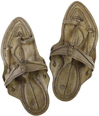 eKolhapuri Men Yellow Sandals