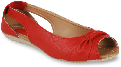 Bora Bora Women Red Flats