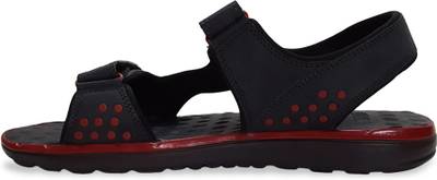 Puma Men black-high risk red Sports Sandals
