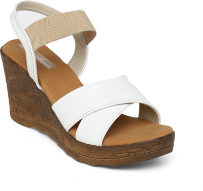 

Bruno Manetti Women White Wedges