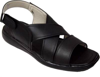 Shopolozy Men Black Sandals