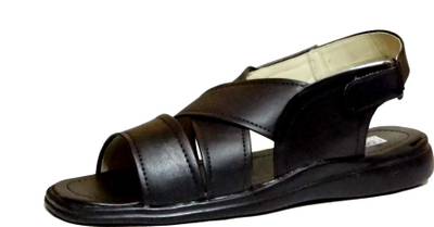 Shopolozy Men Black Sandals