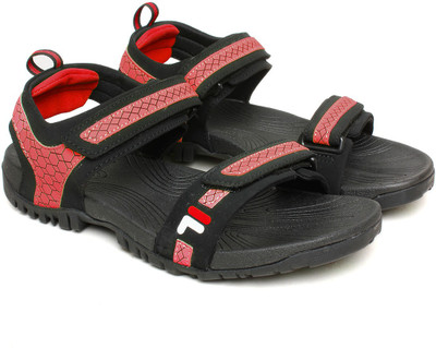 

Fila Men Blk/Rd Sports Sandals