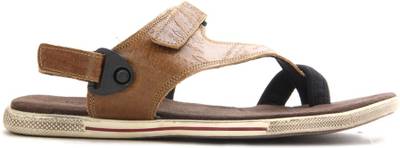 Woodland Men Camel Sandals