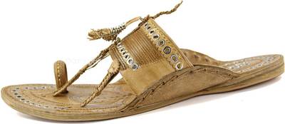 eKolhapuri Men Yellow Sandals