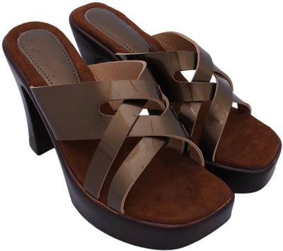 Lily Women Brown Heels