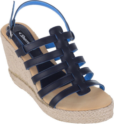 

Sherrif Shoes Women BLUE Wedges