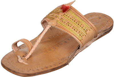 

Kolapuri Center Men Tan Sandals