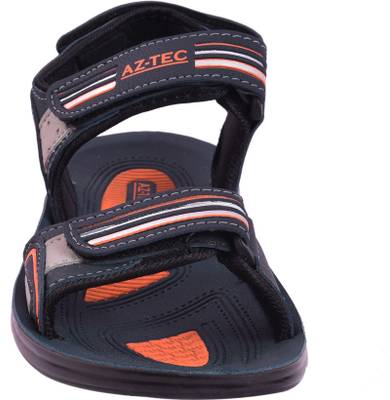 Aztec Men Orange, Blue Sandals