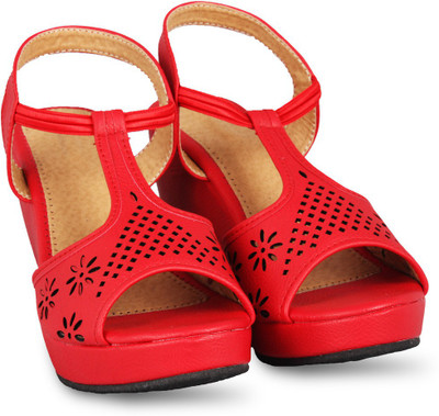 

Anand Archies Girls Wedges(Red