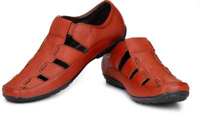 HNT Men Tan Sandals