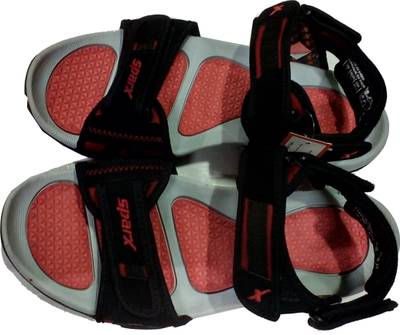 Sparx Men Black Sandals