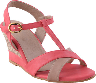 

Adorn Women Pink Wedges