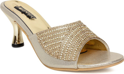 

Vendoz Women Golden Heels