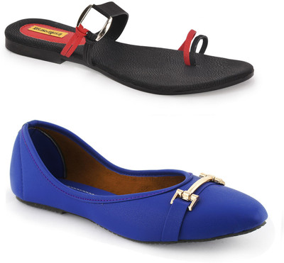 Indirang Women Multicolor Flats