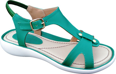 

le signore Women GREEN Flats